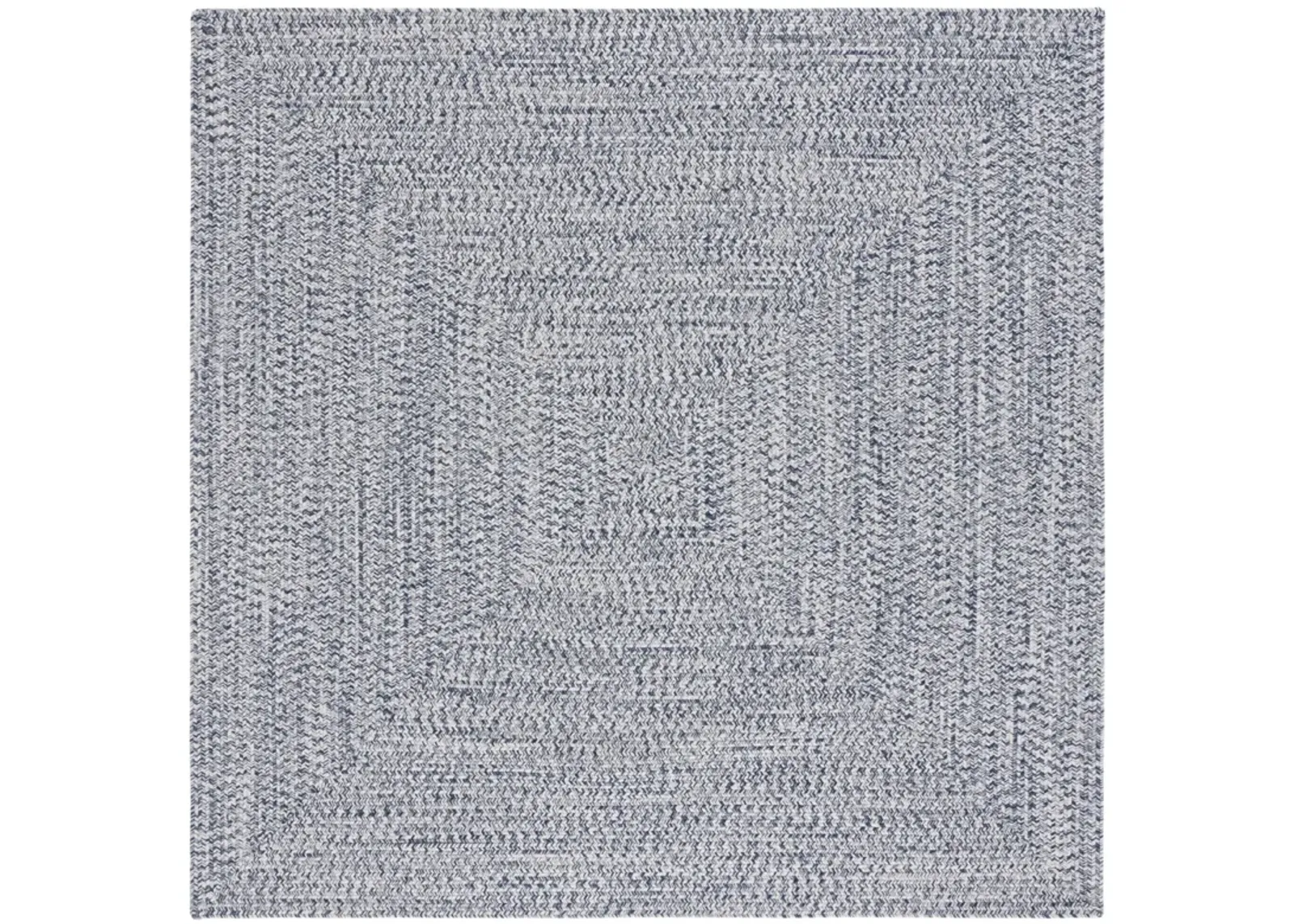 BRAIDED 201 DARK BLUE  7' x 7' Square Square Rug