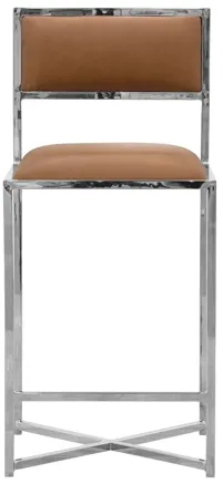 Amalfi X-Base Counter Stool in Cognac