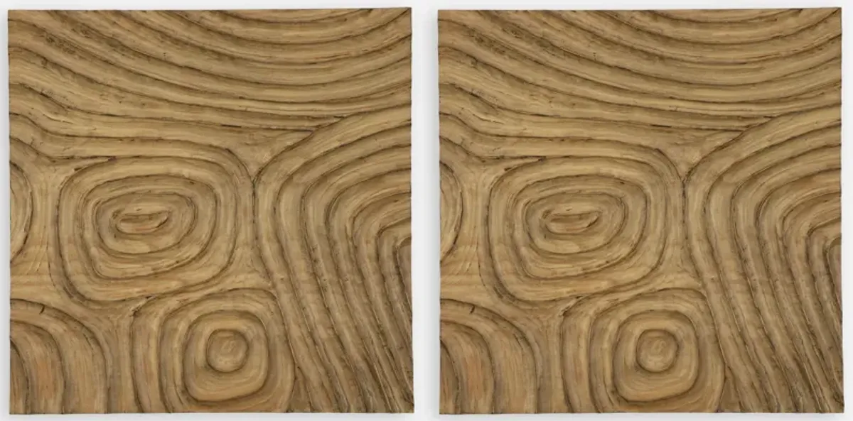 Channels Wood Wall Decor