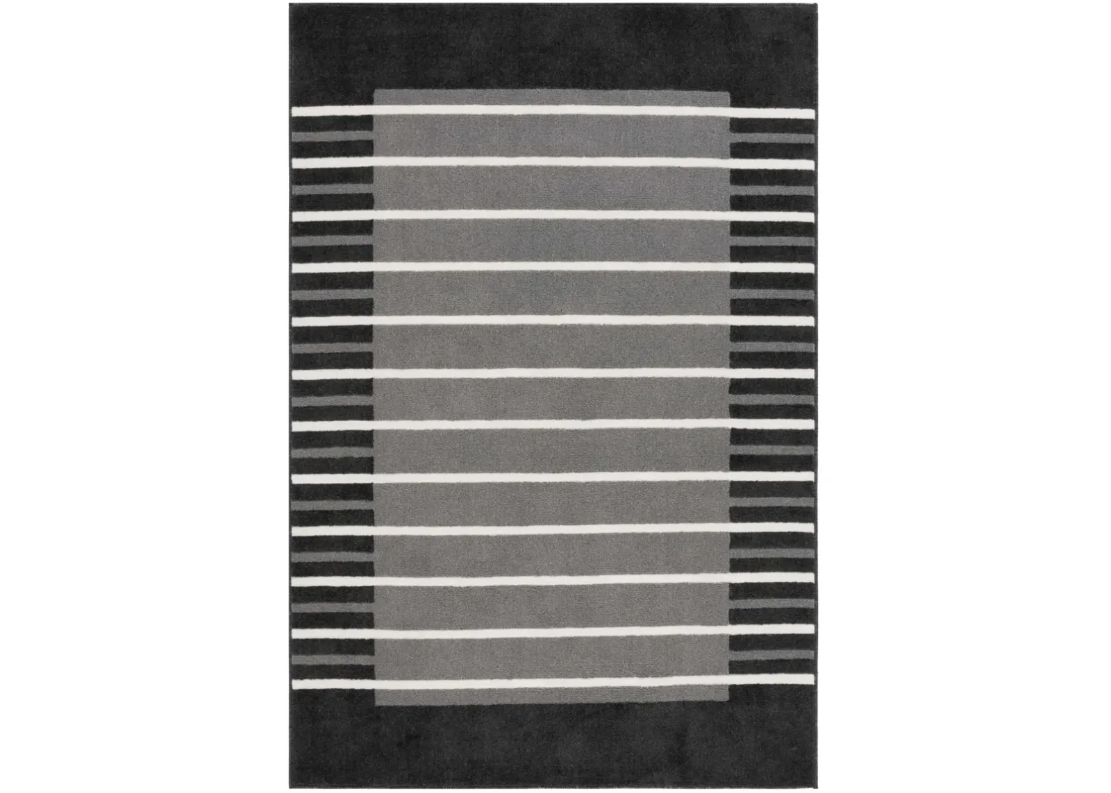 PYRAMID 232 GREY  4'-5' x 6'-5' Small Rectangle Rug