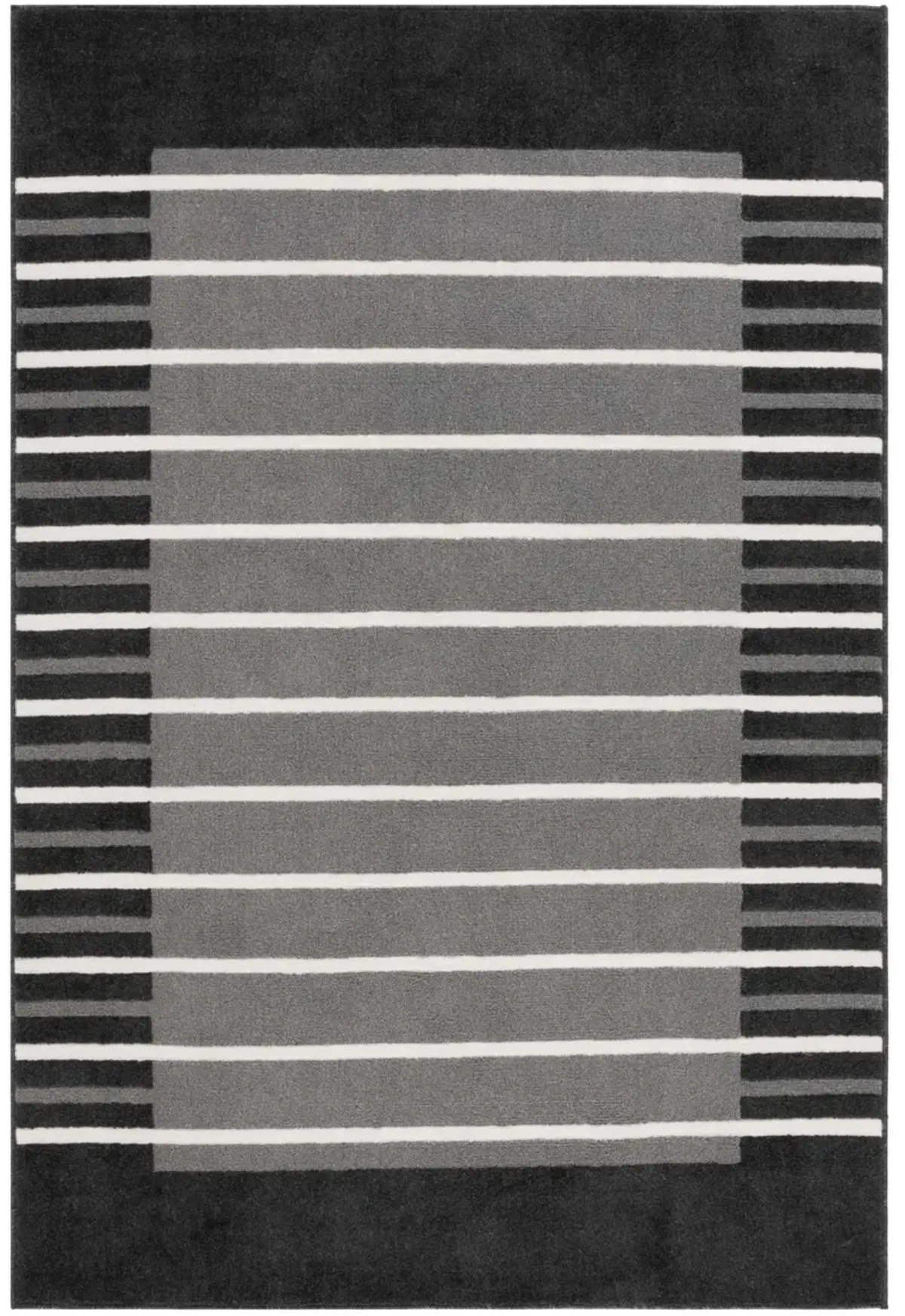 PYRAMID 232 GREY  4'-5' x 6'-5' Small Rectangle Rug