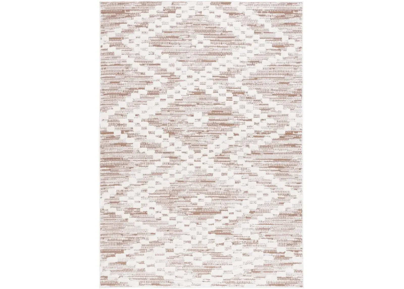 ALAMO 717 Brown 4' X 6' Small Rectangle Rug