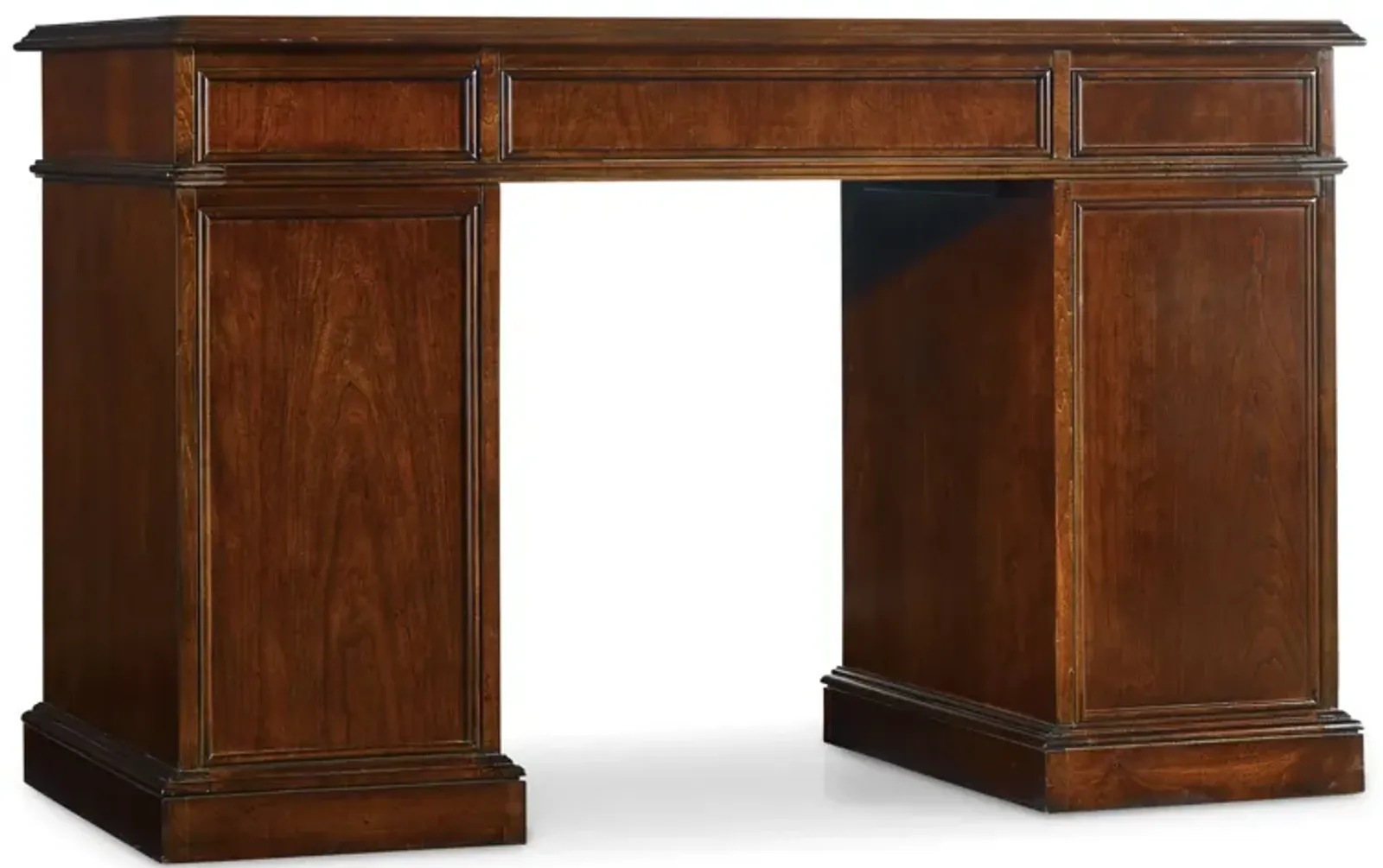 Cherry Knee-Hole Desk-Bow Front