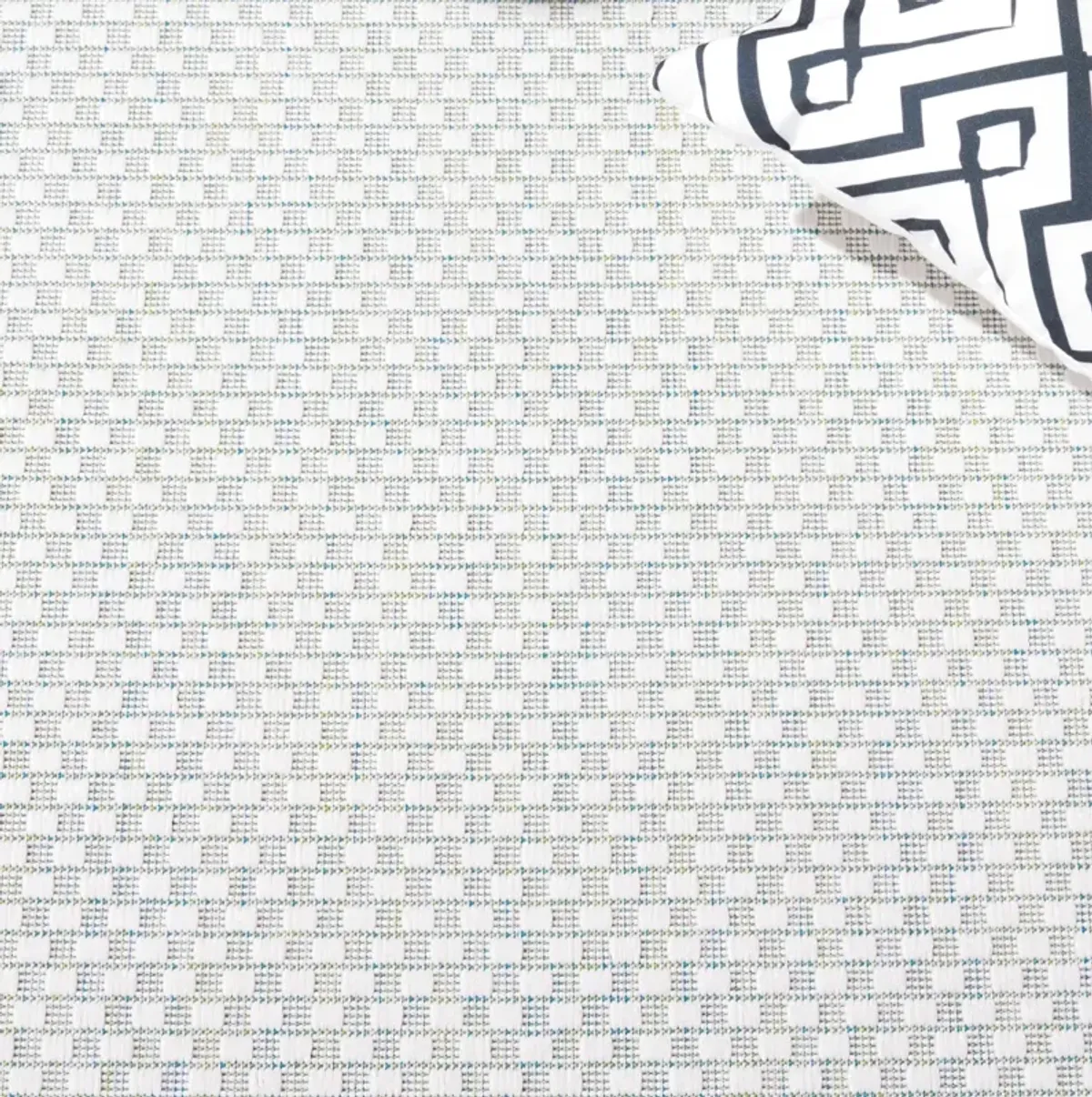 COURTYARD 8475 IVORY  5'-3' x 5'-3' Square Square Rug