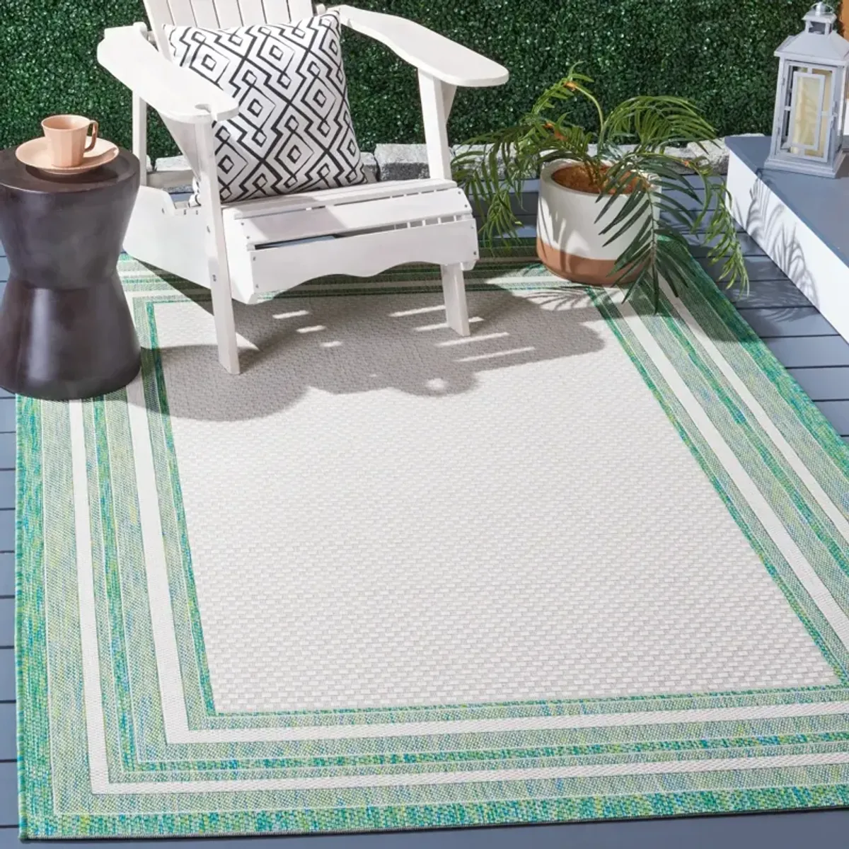 COURTYARD 8475 IVORY  5'-3' x 5'-3' Square Square Rug
