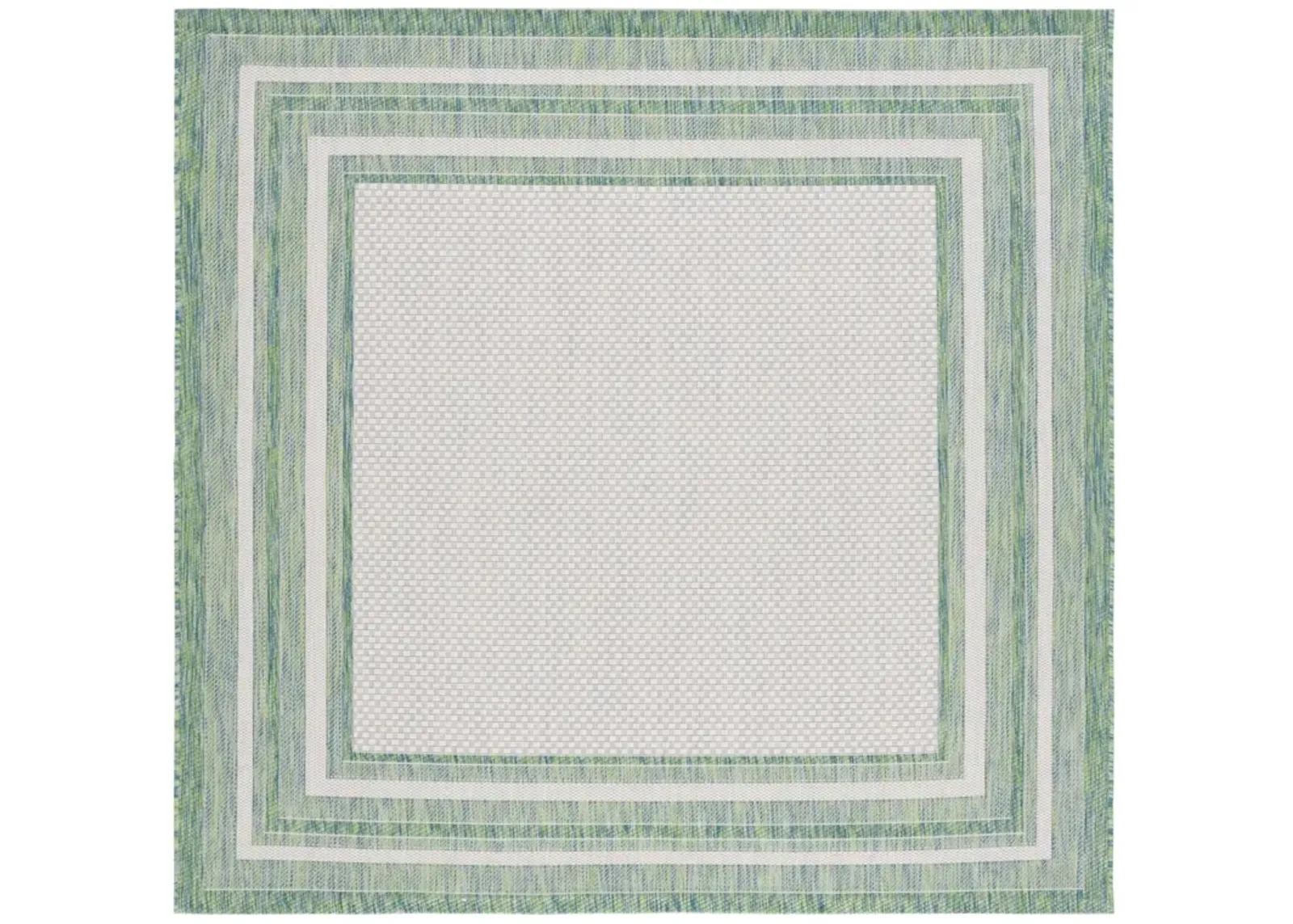 COURTYARD 8475 IVORY  5'-3' x 5'-3' Square Square Rug