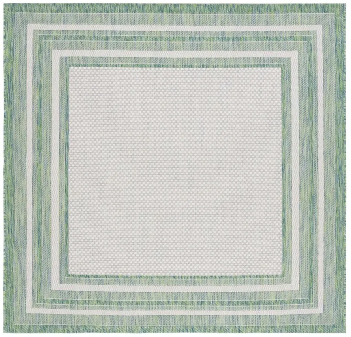 COURTYARD 8475 IVORY  5'-3' x 5'-3' Square Square Rug