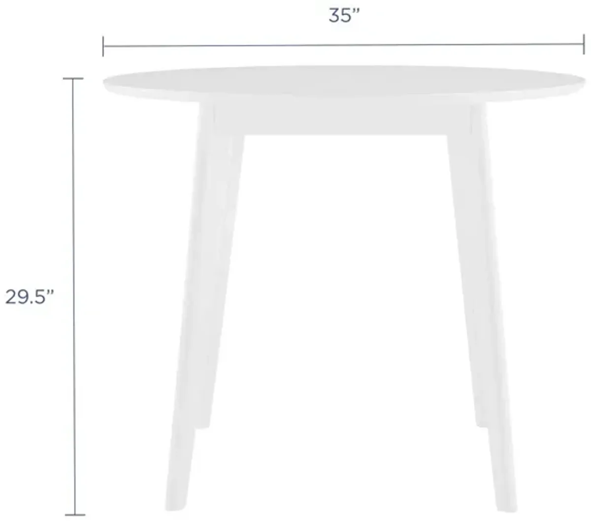 Vision 35" Round Dining Table