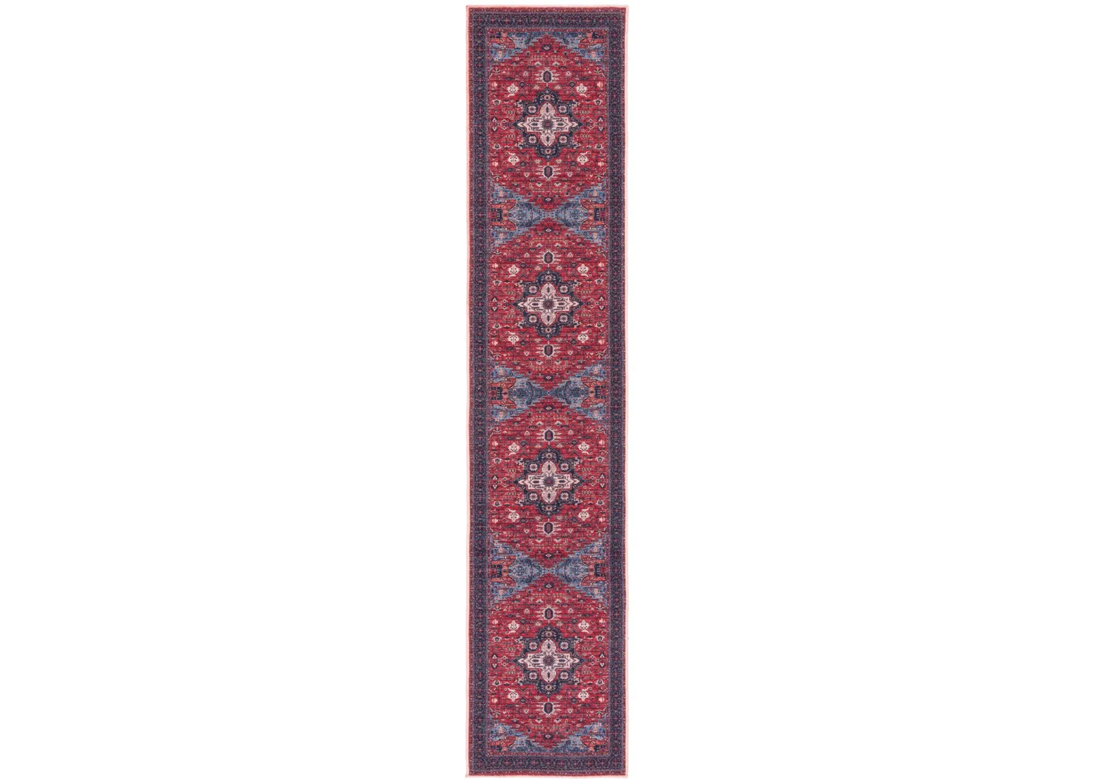 SERAPI 560 RED  2' x 11' Runner Rug