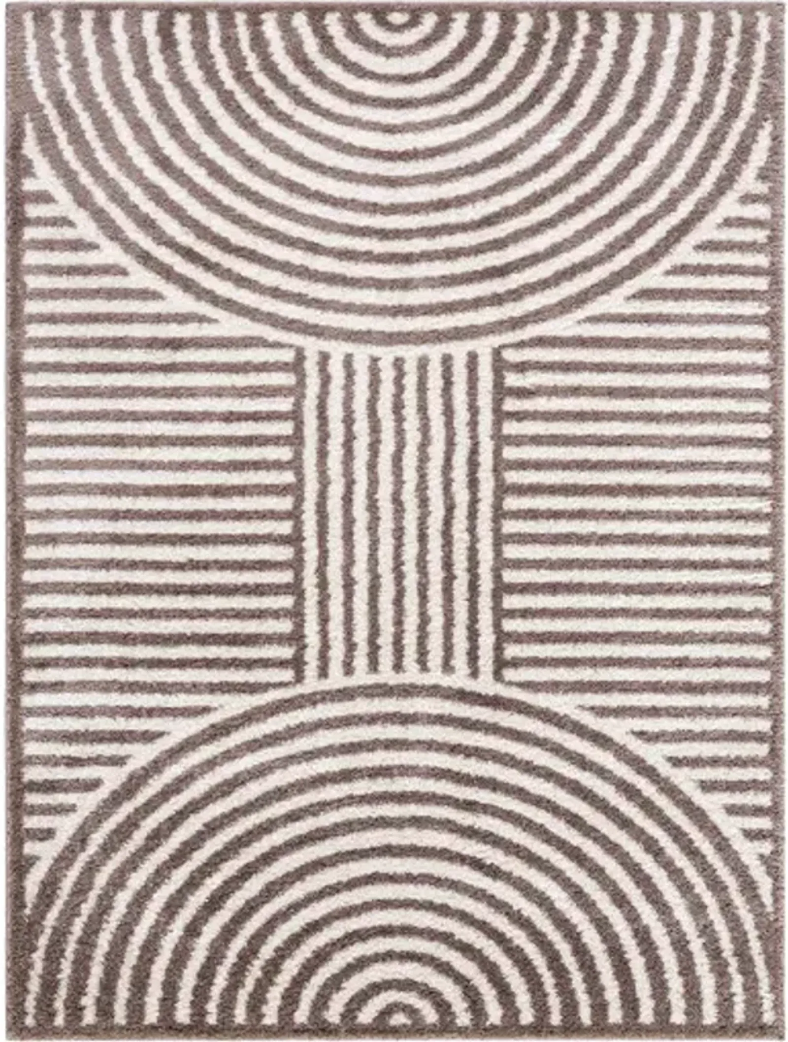 Fossay Shag FSG-2331 6'7" x 9' Machine Woven Rug