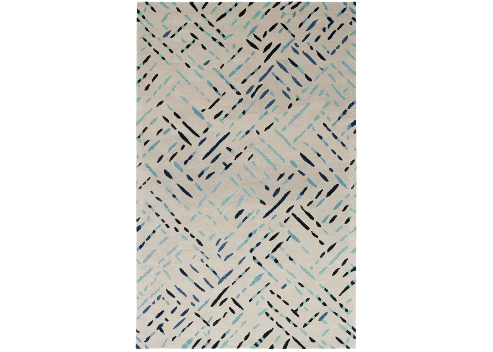 METRO 252 GREY  5' x 8' Medium Rectangle Rug