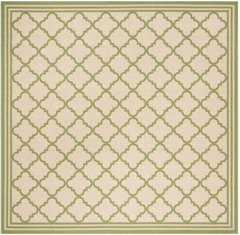 LINDEN 121 Collection LND121V-6SQ Cream / Olive 6'-7" X 6'-7" Square