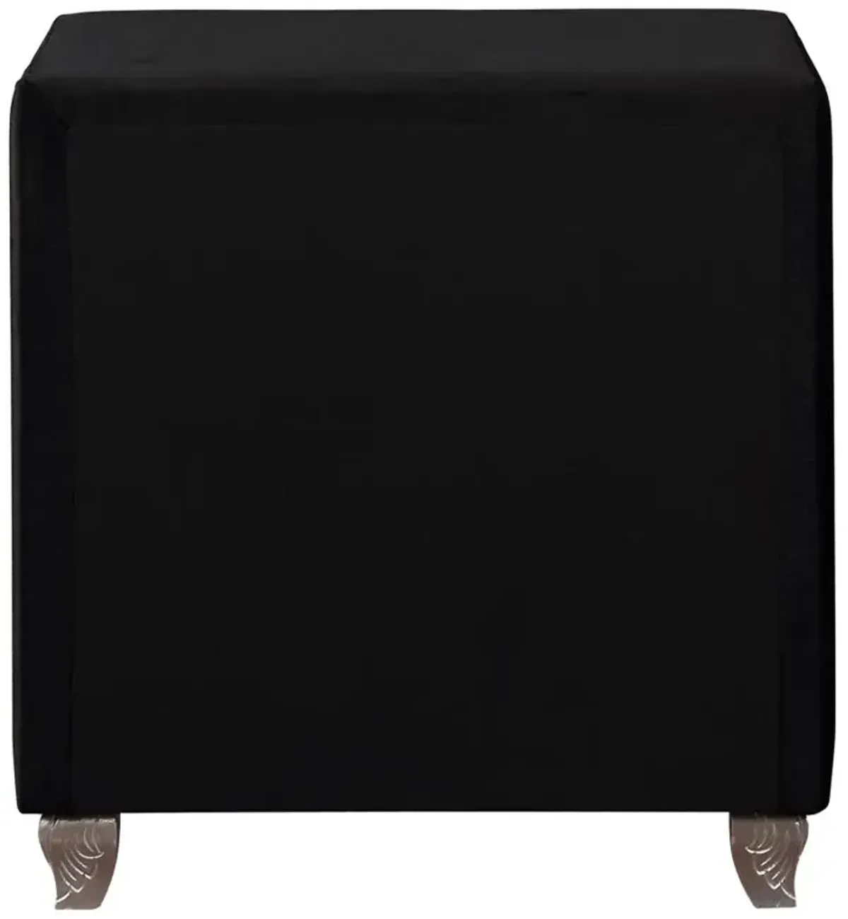 Deanna 2-drawer Rectangular Nightstand Black