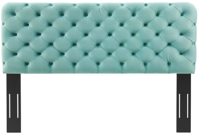 Lizzy Tufted Twin Performance Velvet Headboard