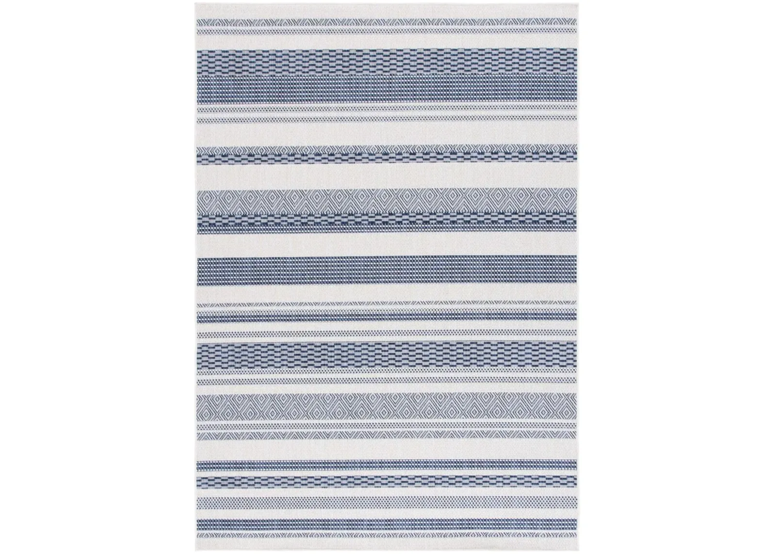 BEACH HOUSE 410 NAVY  5'-1' x 7'-6' Medium Rectangle Rug