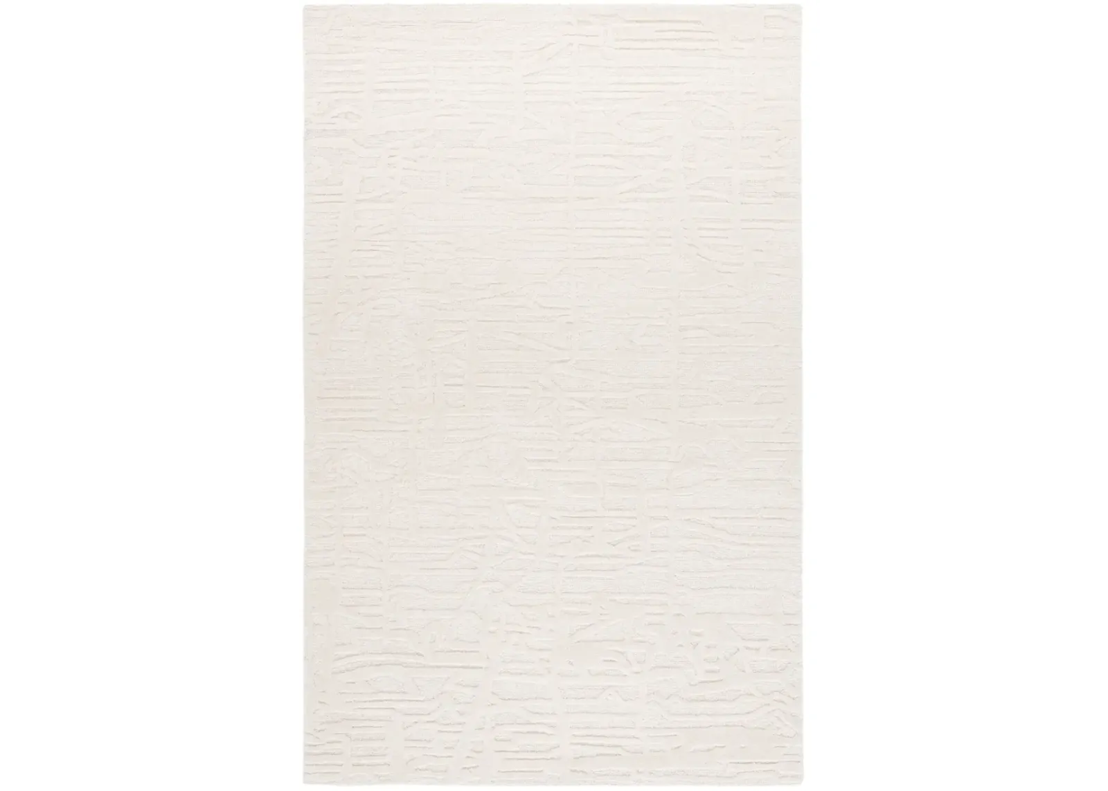 EBONY 124 IVORY 6' x 9' Medium Rectangle Rug