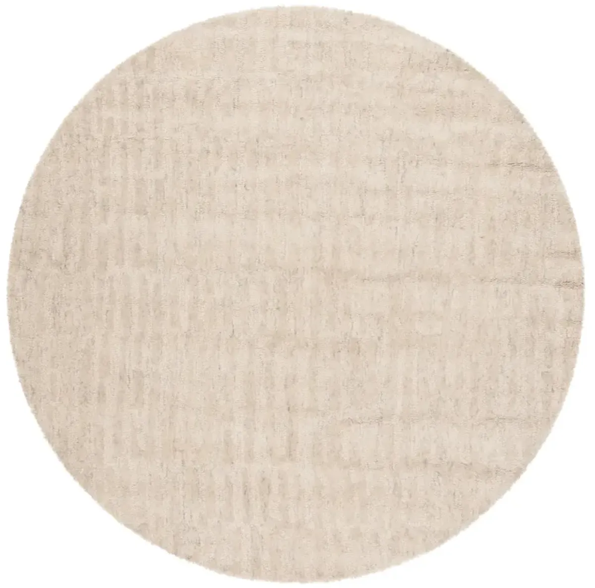 EBONY 918 BEIGE 6' x 6' Round Round Rug