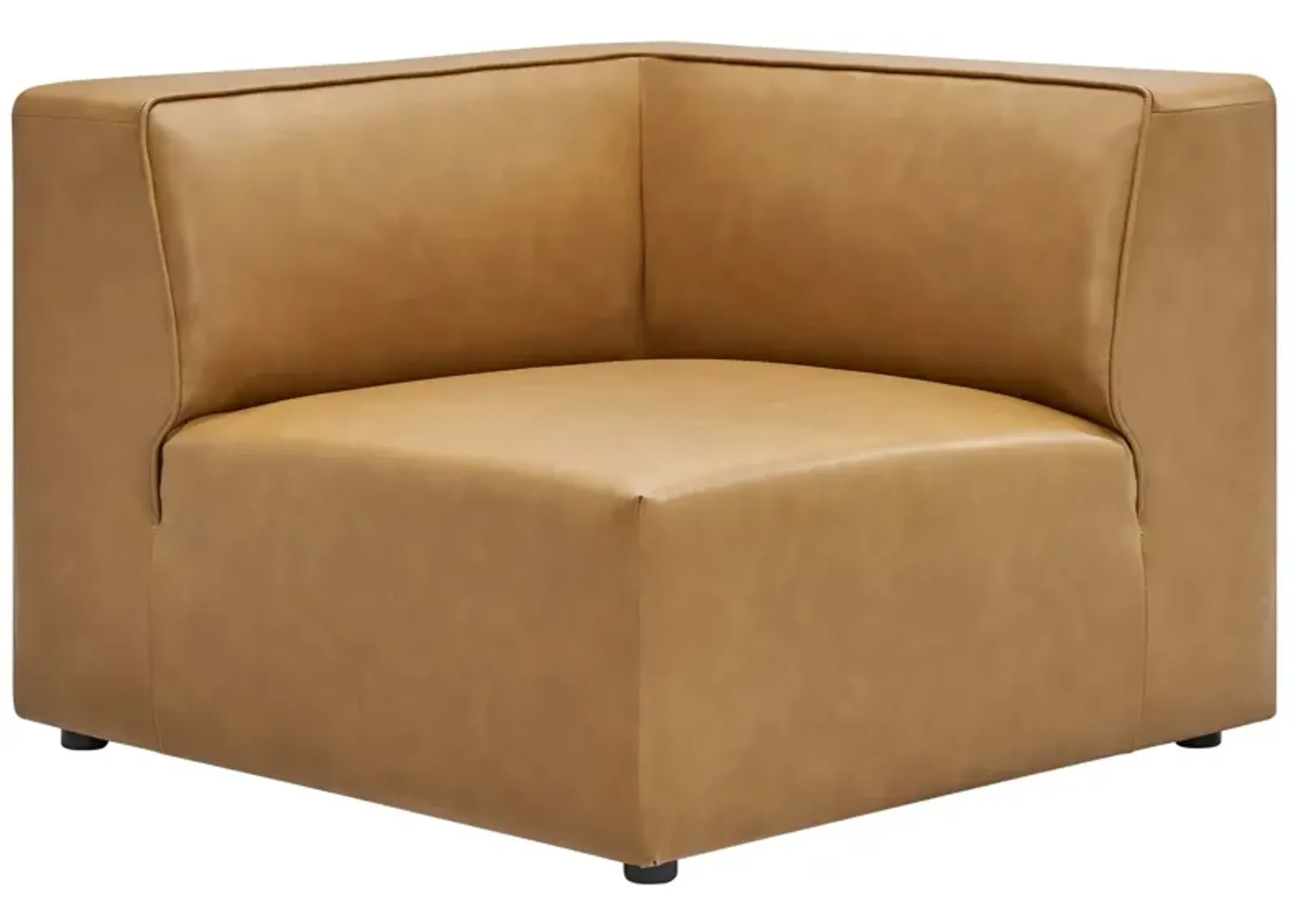 Mingle Vegan Leather Corner Chair