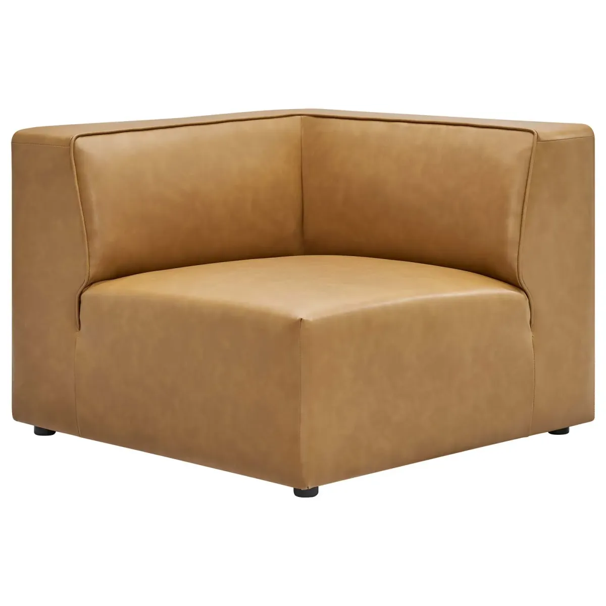 Mingle Vegan Leather Corner Chair