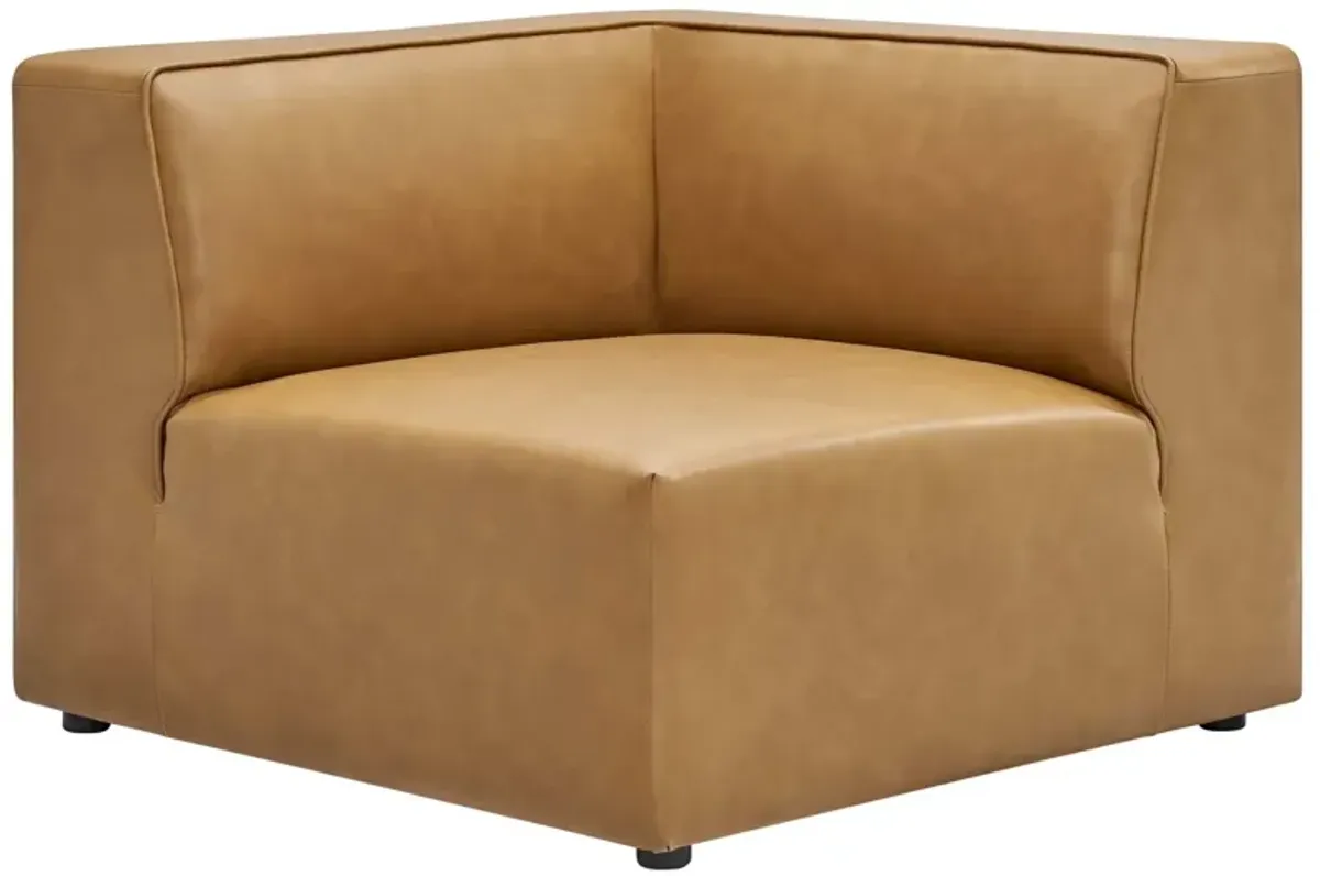 Mingle Vegan Leather Corner Chair