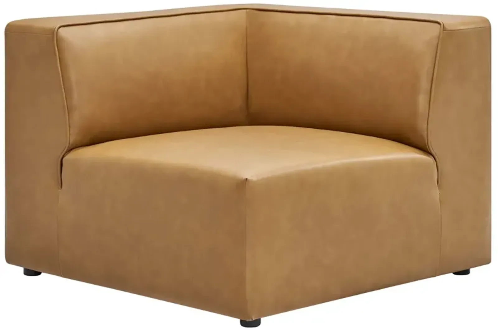 Mingle Vegan Leather Corner Chair