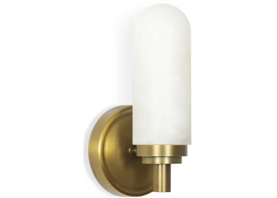 Salon Sconce Single (Natural Brass)