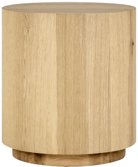 Layne 20" Round End Table in Natural