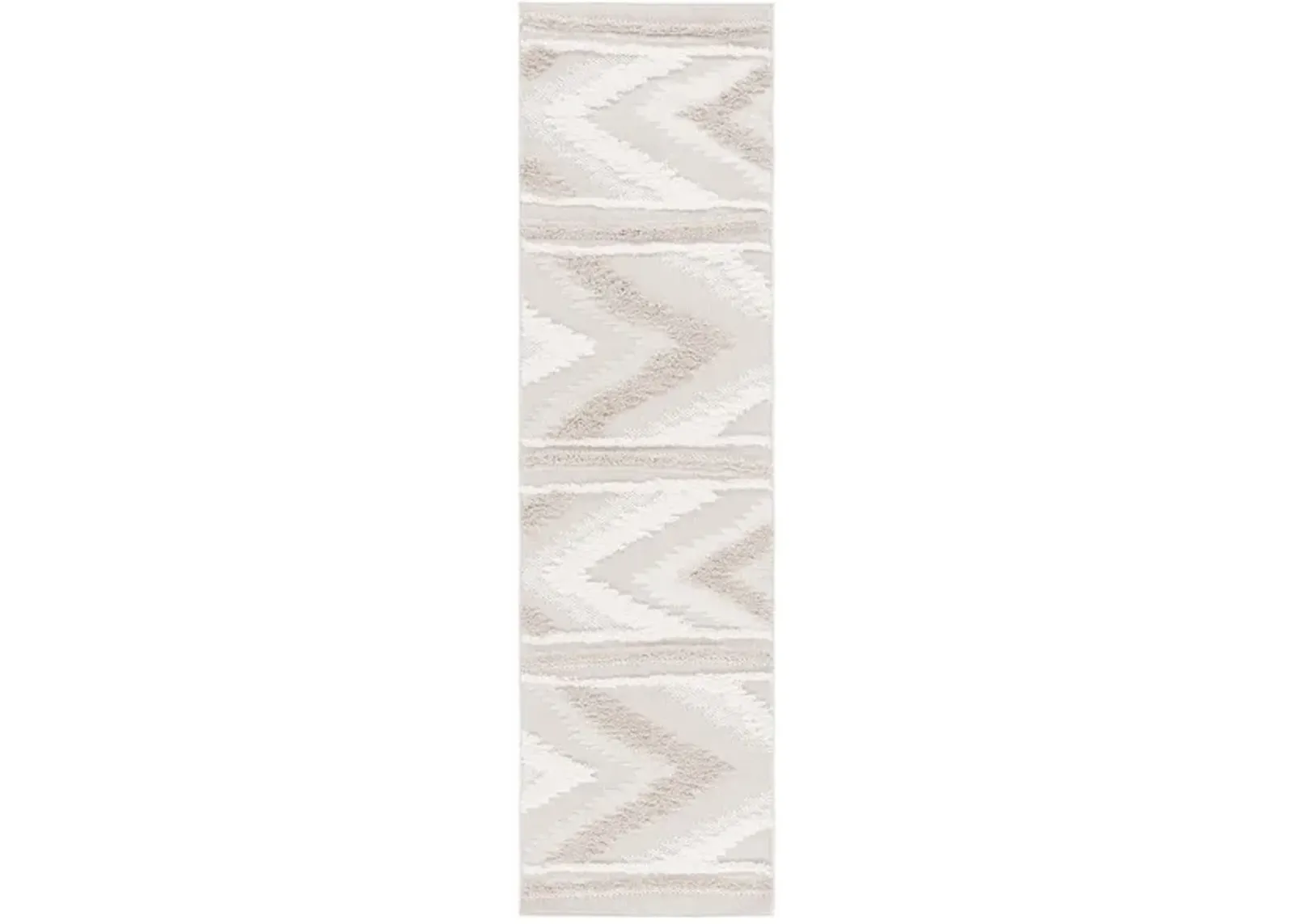 TRENDS 110 Beige 2'-2' X 8' Runner Rug