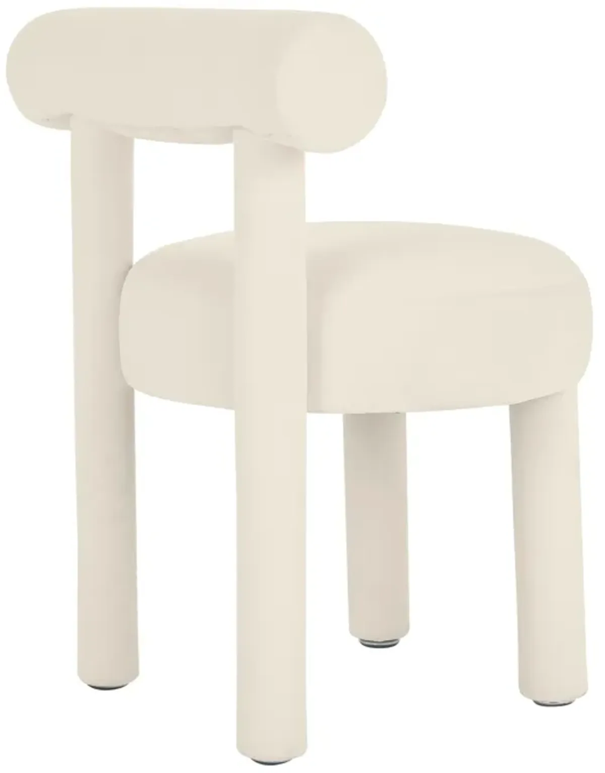 Carmel Cream Velvet Dining Chair