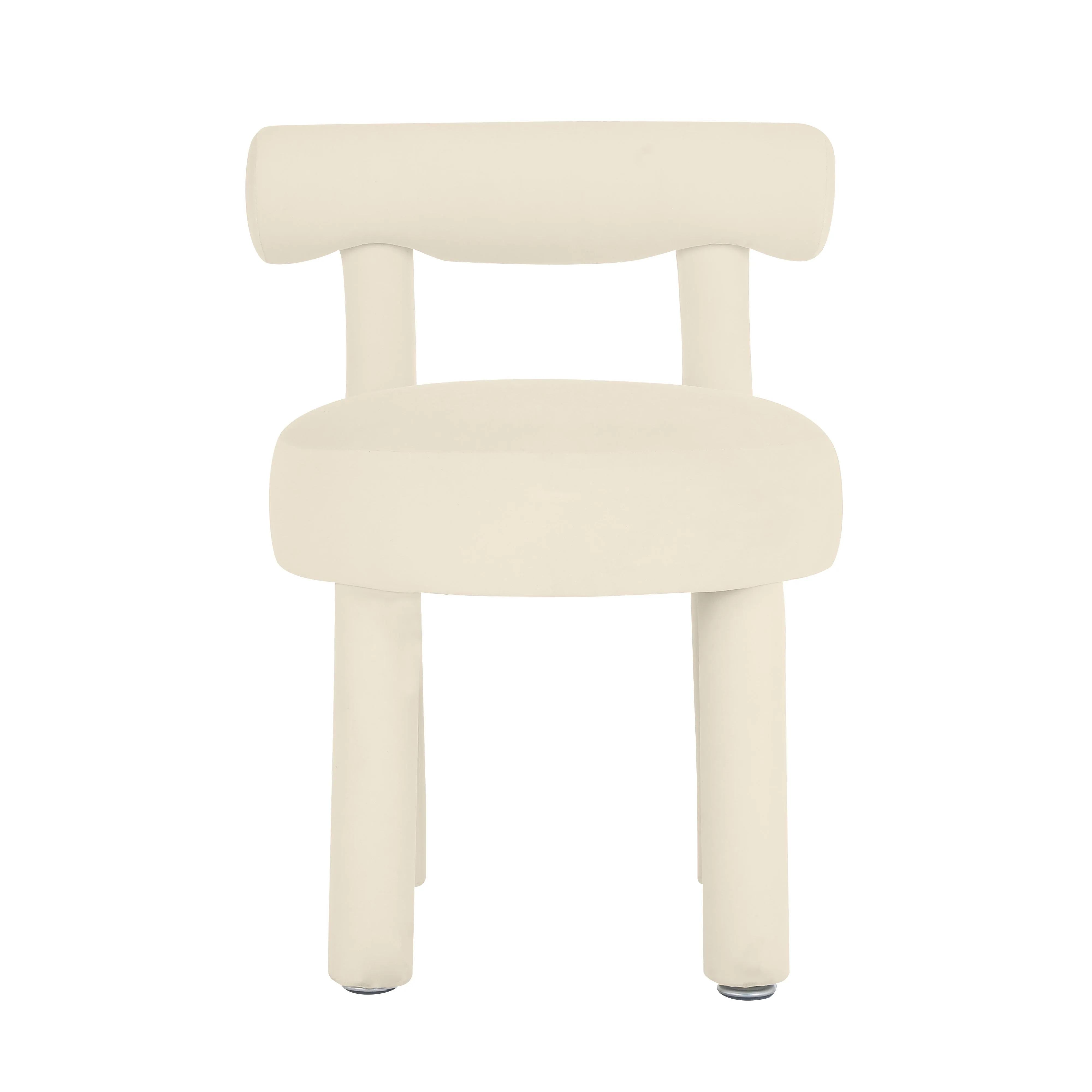 Carmel Cream Velvet Dining Chair