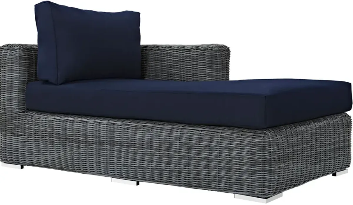 Summon 5 Piece Outdoor Patio Sunbrella® Sectional Set