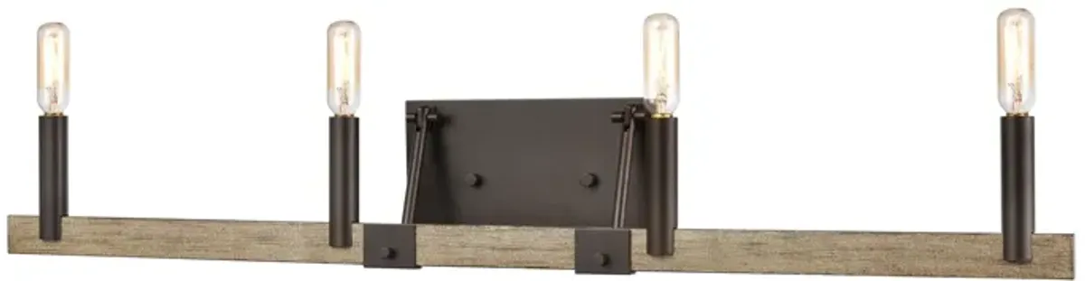 Transitions 32" Wide 4-Light Vanity Light - Oil Rubbed Bronze