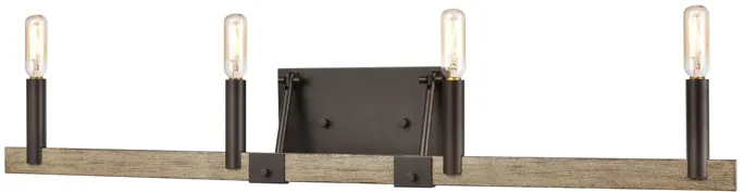 Transitions 32" Wide 4-Light Vanity Light - Oil Rubbed Bronze