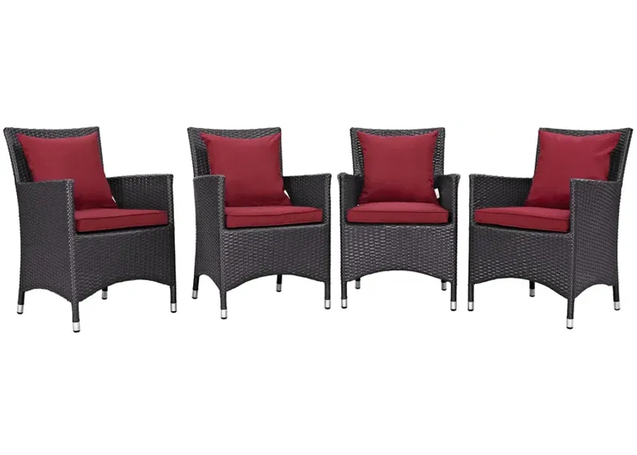 Convene 4 Piece Outdoor Patio Dining Set