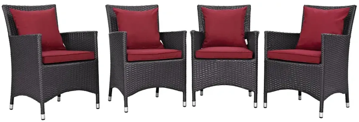 Convene 4 Piece Outdoor Patio Dining Set