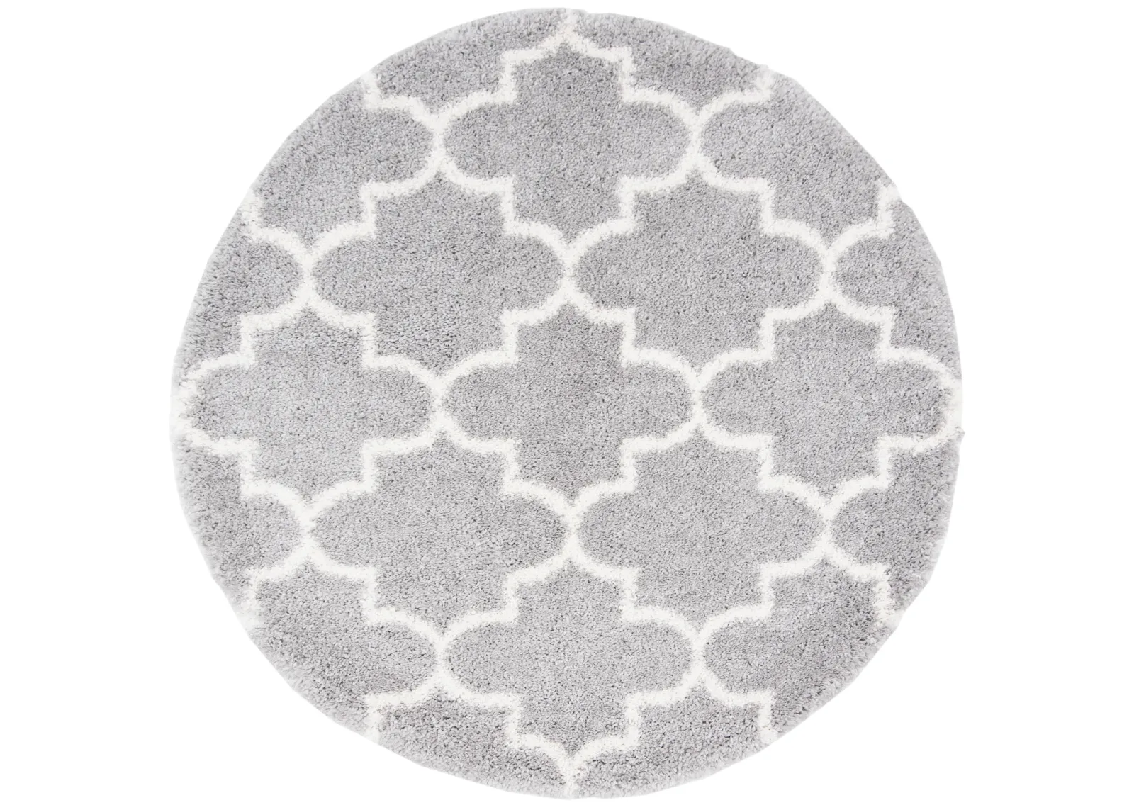 FONTANA SHAG Round Power Loomed 6'-7" X 6'-7" Round Rug