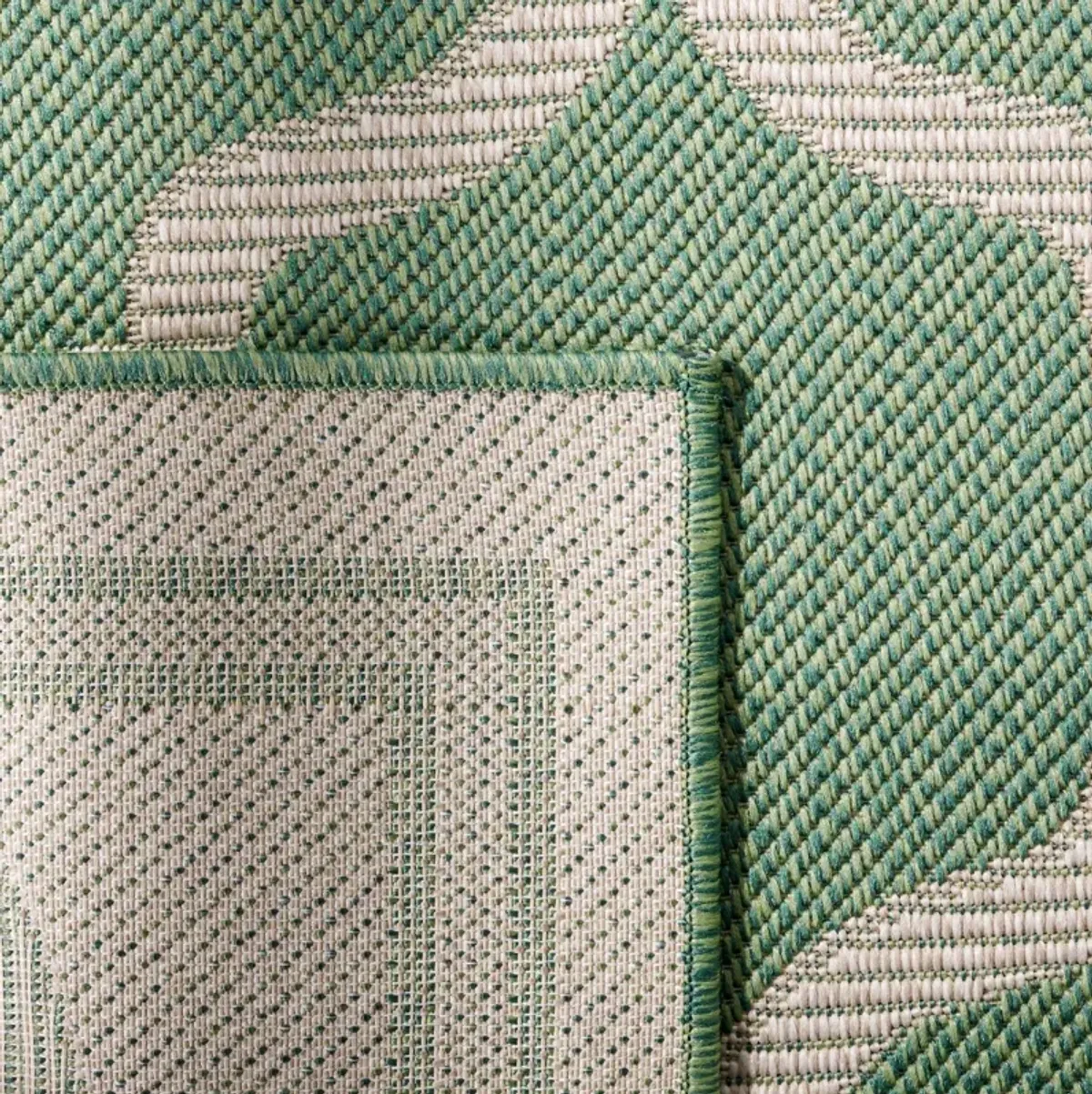 BERMUDA 810 Green 9' X 12' Large Rectangle Rug