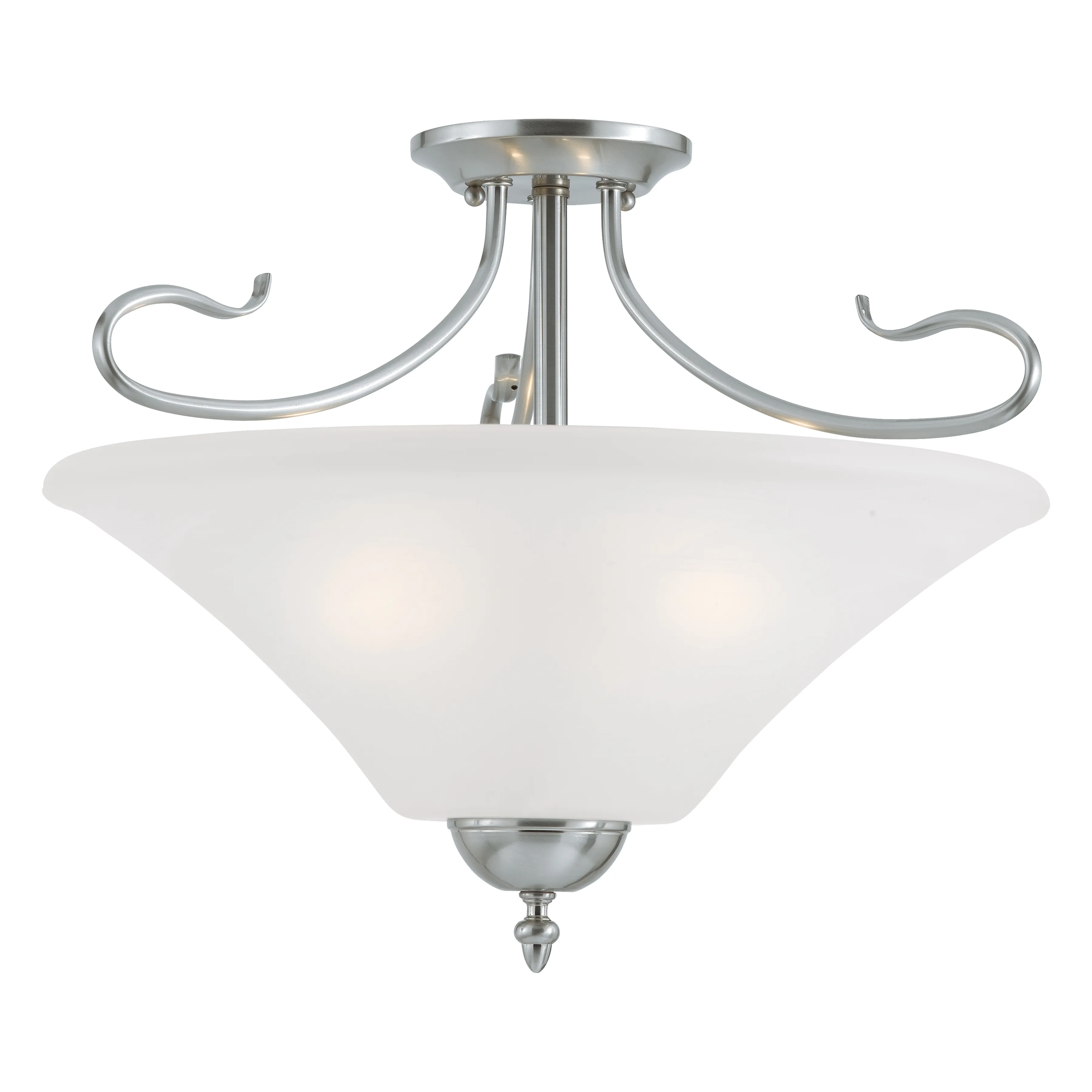 Elipse 19" Wide 3-Light Pendant - Brushed Nickel