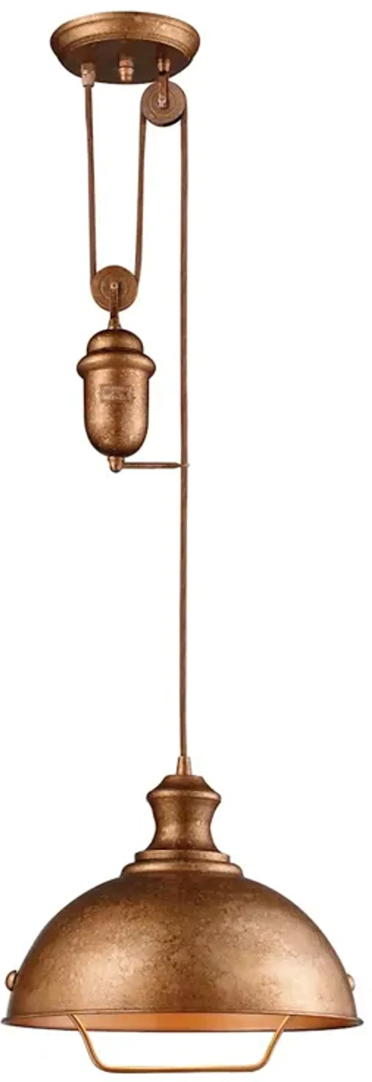 Farmhouse 14" Wide 1-Light Pendant - Bellwether Copper