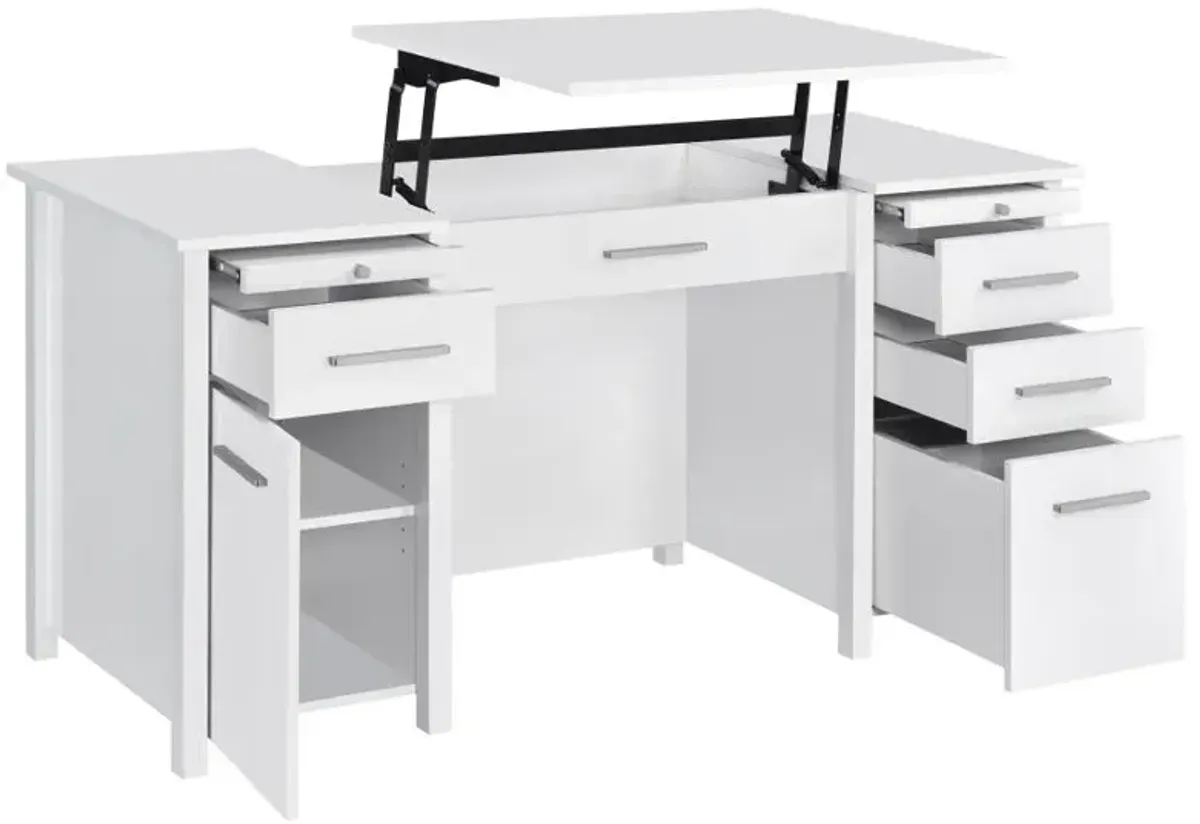 Dylan 4-drawer Lift Top Office Desk