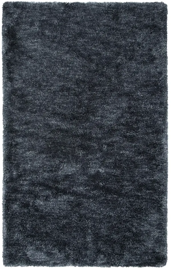 Whistler Charcoal Solid Polyester 5' x 7'6" Rectangle Rug