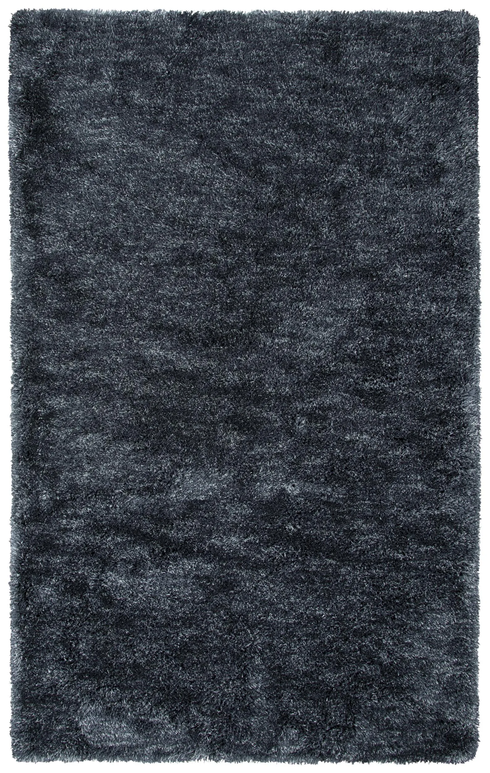 Whistler Charcoal Solid Polyester 5' x 7'6" Rectangle Rug