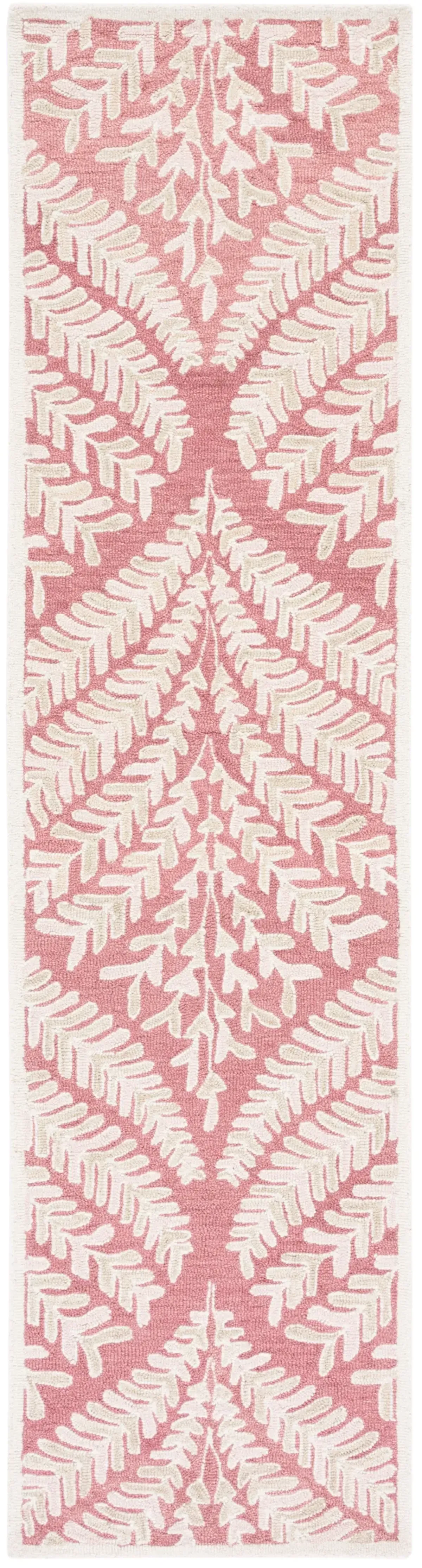 CAPRI 208 PINK  2'-3' x 11' Runner Rug