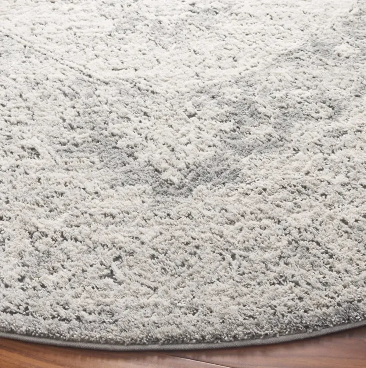 LUNA 108 GREY  6'-7' x 6'-7' Round Round Rug