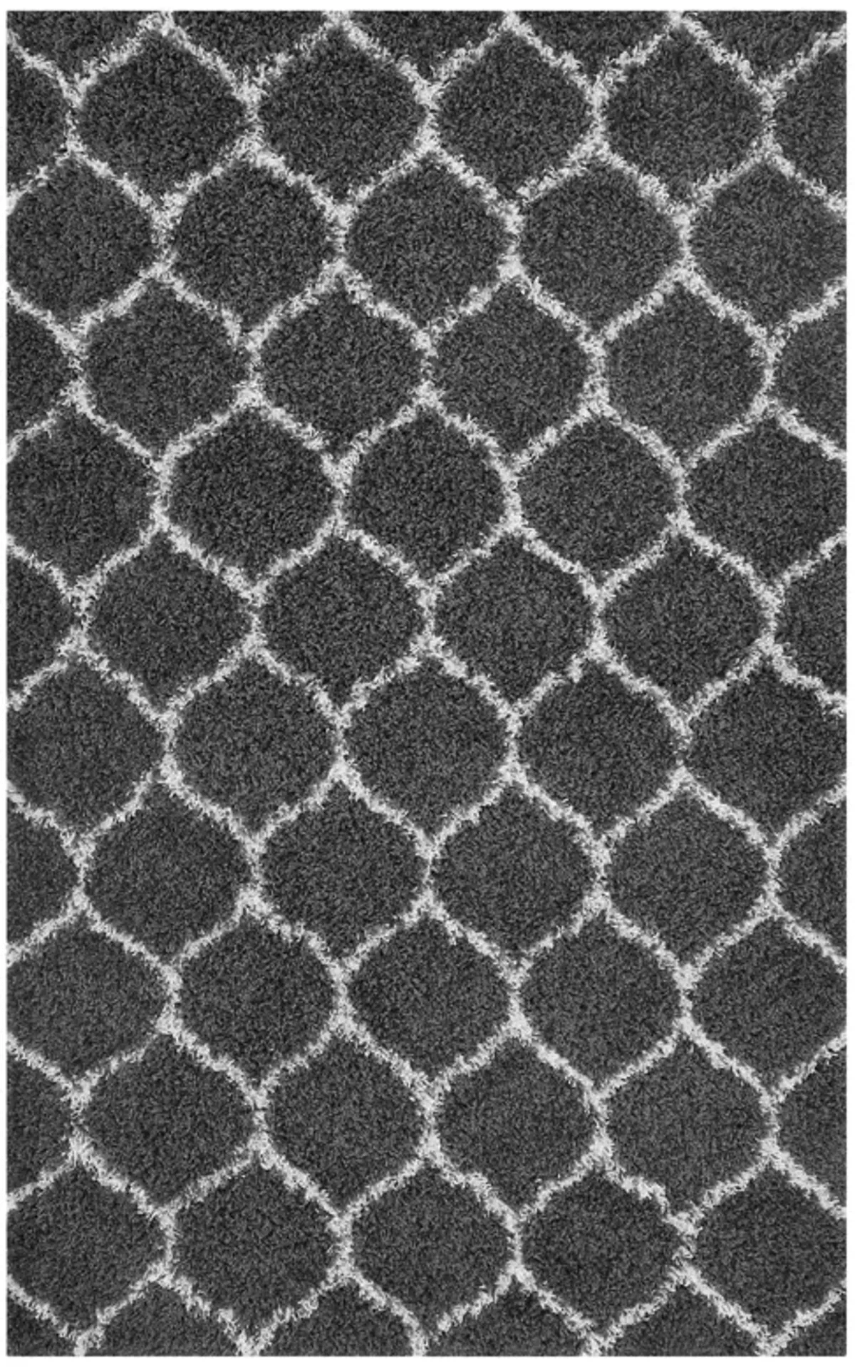 Solvea Moroccan Trellis 5x8 Shag Area Rug