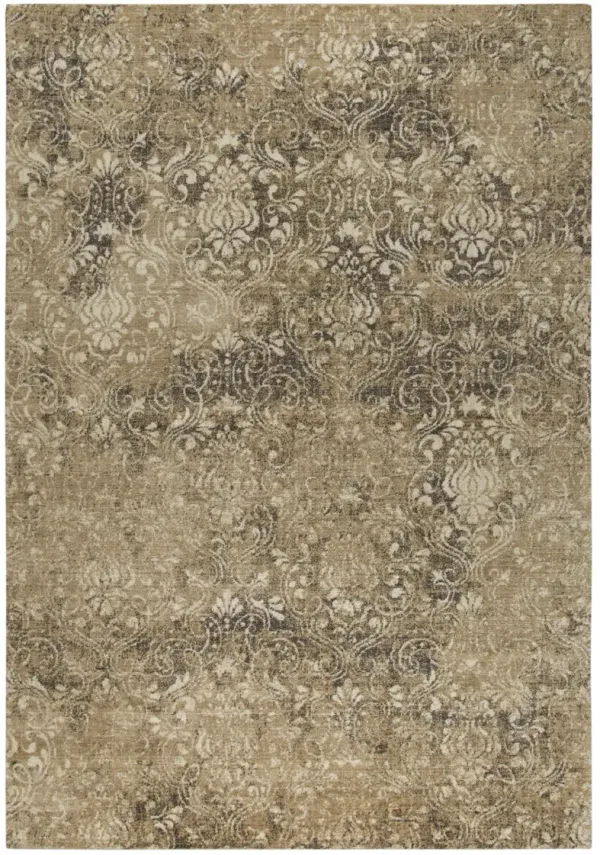 Gossamer Gold Damask 100% New Zealand Wool 10' x 13' Rectangle Rug