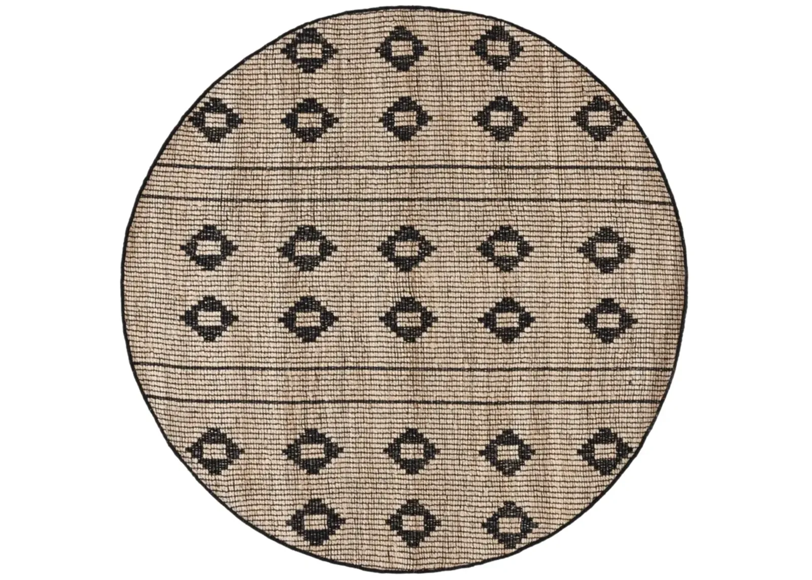 NATURAL FIBER 898 NATURAL  6' x 6' Round Round Rug