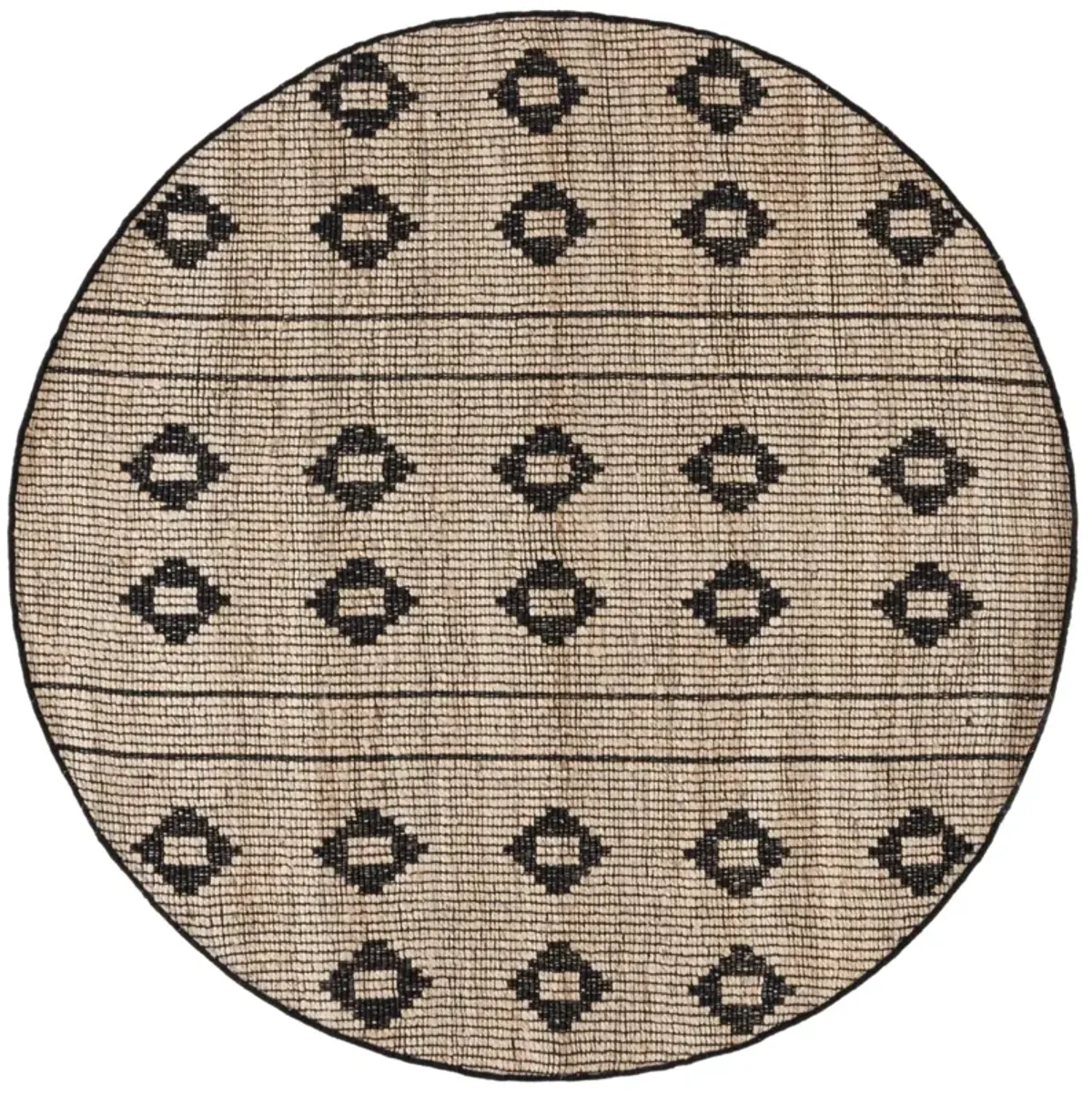 NATURAL FIBER 898 NATURAL  6' x 6' Round Round Rug