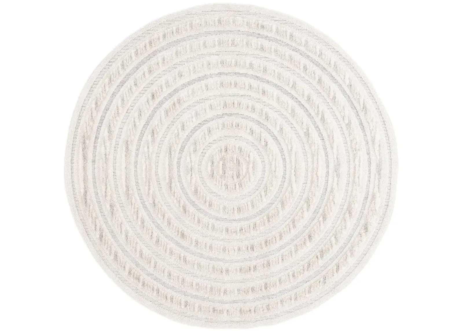 CHLOE 101 IVORY  6'-7' x 6'-7' Round Round Rug