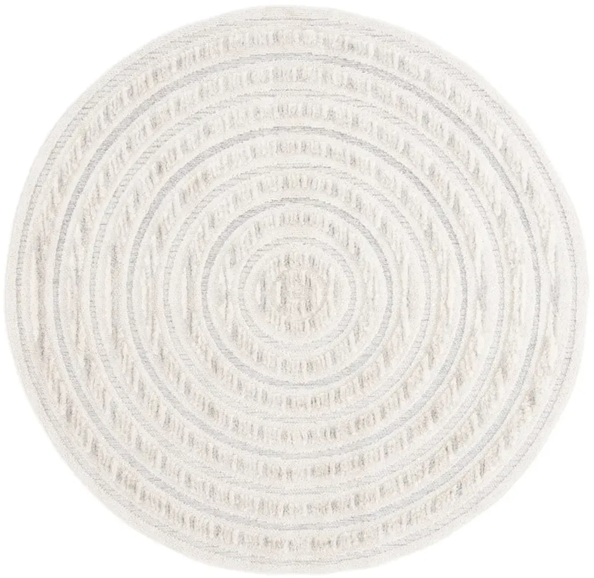 CHLOE 101 IVORY  6'-7' x 6'-7' Round Round Rug